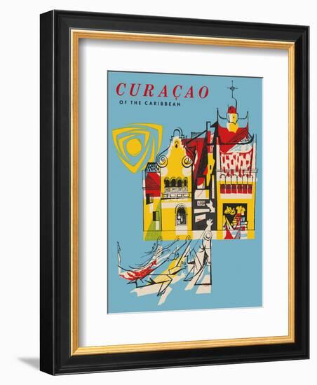 Curacao of the Caribbean-null-Framed Art Print