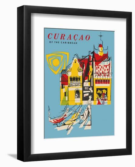 Curacao of the Caribbean-null-Framed Art Print