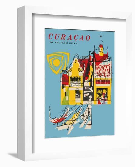 Curacao of the Caribbean-null-Framed Art Print