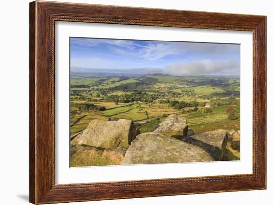 Curbar Edge, early autumn, Peak District National Park, Derbyshire, England, United Kingdom, Europe-Eleanor Scriven-Framed Photographic Print