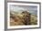 Curbar Edge, Summer Heather, View Towards Chatsworth, Peak District National Park, Derbyshire-Eleanor Scriven-Framed Photographic Print