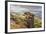 Curbar Edge, Summer Heather, View Towards Chatsworth, Peak District National Park, Derbyshire-Eleanor Scriven-Framed Photographic Print
