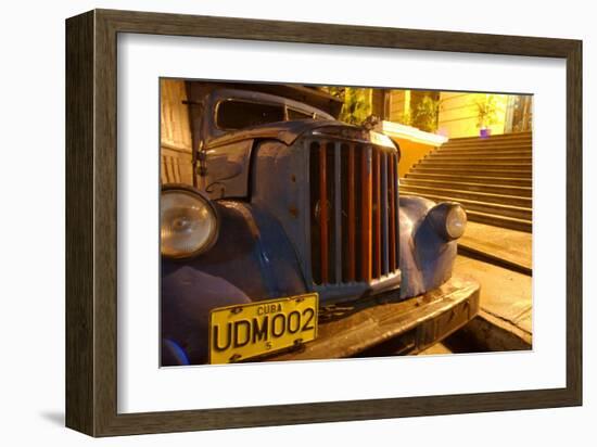 Curbside Cuba-Charles Glover-Framed Giclee Print