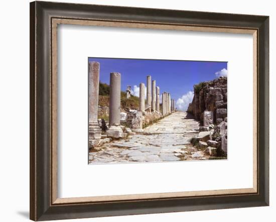 Curetes Street, leading to the State Agora, Ephesus, Turkey, 20th century-CM Dixon-Framed Photographic Print