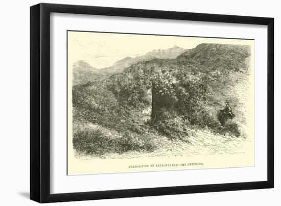 Curiosities of Sacsahuaman, the Chingana-Édouard Riou-Framed Giclee Print