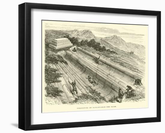 Curiosities of Sacsahuaman, the Slide-Édouard Riou-Framed Giclee Print