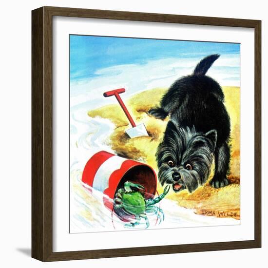 Curiosity and the Crab - Jack & Jill-Irma Wilde-Framed Giclee Print