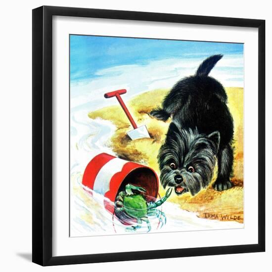 Curiosity and the Crab - Jack & Jill-Irma Wilde-Framed Giclee Print