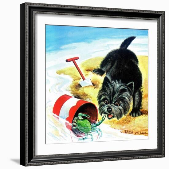 Curiosity and the Crab - Jack & Jill-Irma Wilde-Framed Giclee Print