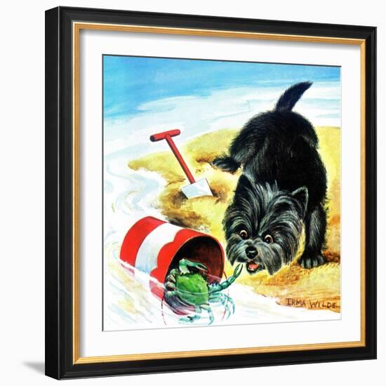 Curiosity and the Crab - Jack & Jill-Irma Wilde-Framed Giclee Print