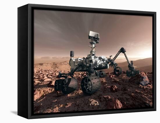 Curiosity Rover, Artwork-Detlev Van Ravenswaay-Framed Premier Image Canvas