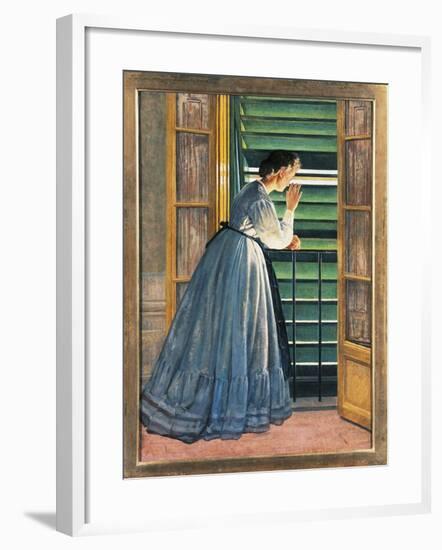 Curiosity-Silvestro Lega-Framed Giclee Print