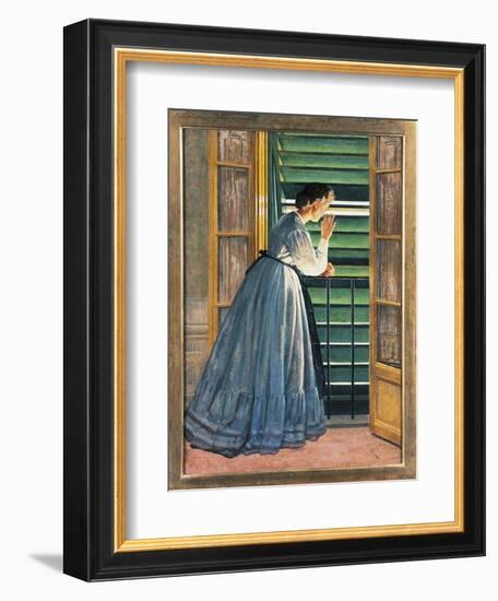 Curiosity-Silvestro Lega-Framed Giclee Print