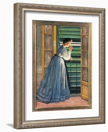 Curiosity-Silvestro Lega-Framed Giclee Print