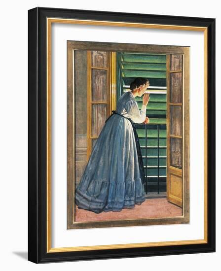 Curiosity-Silvestro Lega-Framed Giclee Print