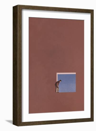 Curiosity-Maarten Leon-Framed Giclee Print