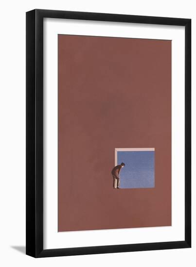 Curiosity-Maarten Leon-Framed Giclee Print