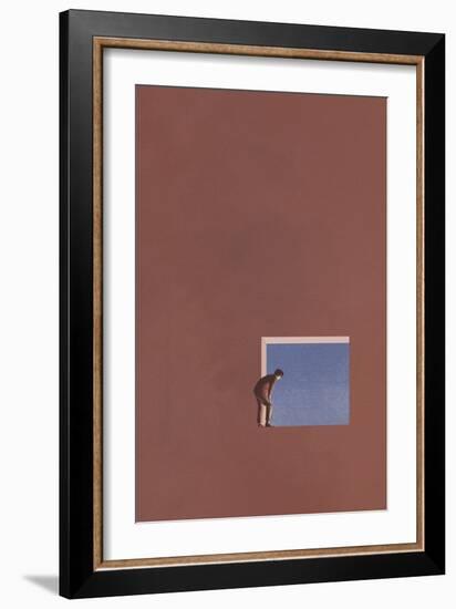 Curiosity-Maarten Leon-Framed Giclee Print