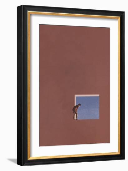 Curiosity-Maarten Leon-Framed Giclee Print