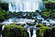 Iguassu Falls, the Largest Series of Waterfalls of the World, View from Brazilian Side-Curioso Travel Photography-Photographic Print