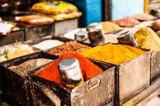Traditional Spices Market in India.-Curioso Travel Photography-Photographic Print