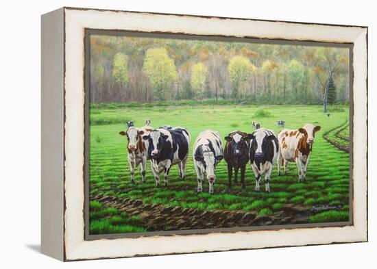 Curious Cows-Bruce Dumas-Framed Premier Image Canvas