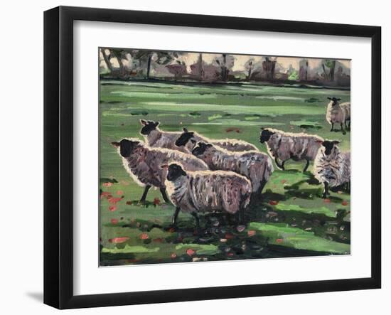 Curious Flock II, 2009-Helen White-Framed Giclee Print