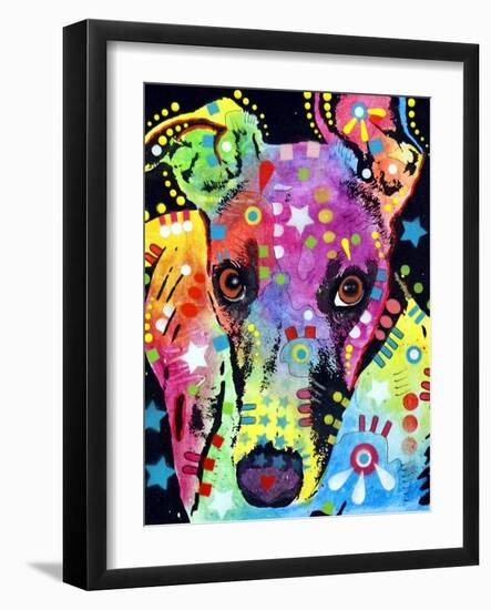 Curious Greyhound-Dean Russo-Framed Giclee Print