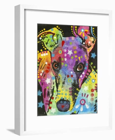 Curious Greyhound-Dean Russo-Framed Giclee Print