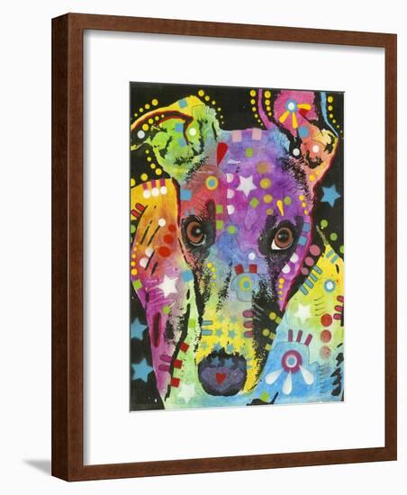 Curious Greyhound-Dean Russo-Framed Giclee Print