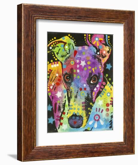Curious Greyhound-Dean Russo-Framed Giclee Print