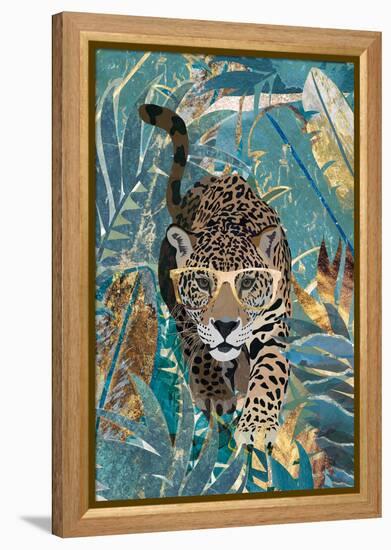 Curious jaguar in the rainforest-Sarah Manovski-Framed Premier Image Canvas