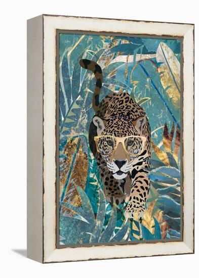 Curious jaguar in the rainforest-Sarah Manovski-Framed Premier Image Canvas