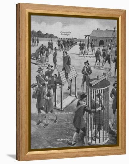 'Curious Old-Time Military Punishments', c1934-Unknown-Framed Premier Image Canvas