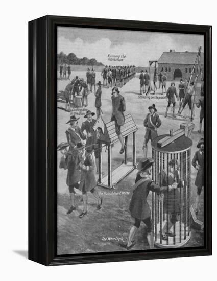 'Curious Old-Time Military Punishments', c1934-Unknown-Framed Premier Image Canvas