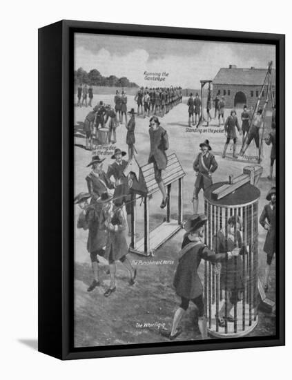 'Curious Old-Time Military Punishments', c1934-Unknown-Framed Premier Image Canvas