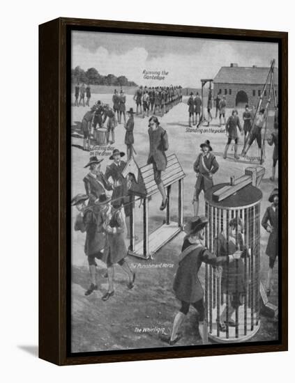 'Curious Old-Time Military Punishments', c1934-Unknown-Framed Premier Image Canvas