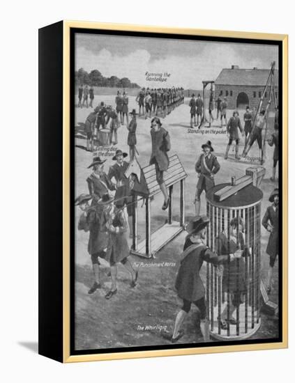 'Curious Old-Time Military Punishments', c1934-Unknown-Framed Premier Image Canvas