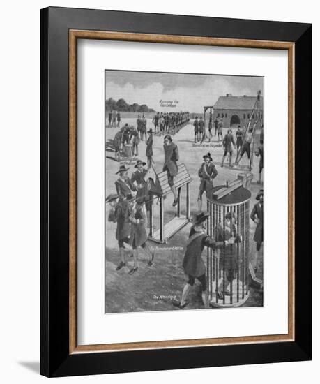 'Curious Old-Time Military Punishments', c1934-Unknown-Framed Giclee Print