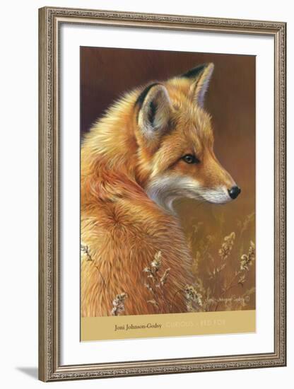 Curious: Red Fox-Joni Johnson-godsy-Framed Art Print