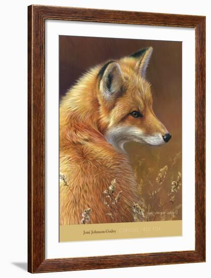 Curious: Red Fox-Joni Johnson-godsy-Framed Art Print