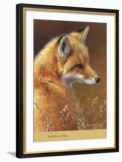 Curious: Red Fox-Joni Johnson-godsy-Framed Art Print