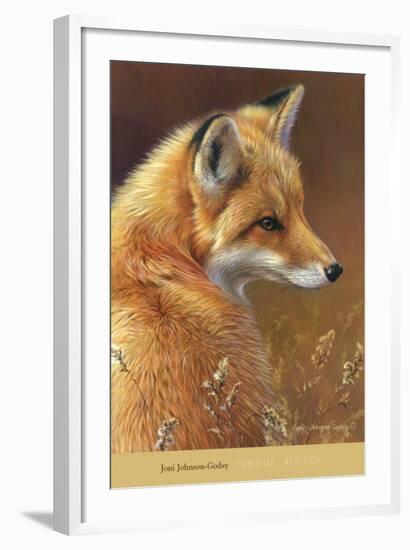 Curious: Red Fox-Joni Johnson-godsy-Framed Art Print