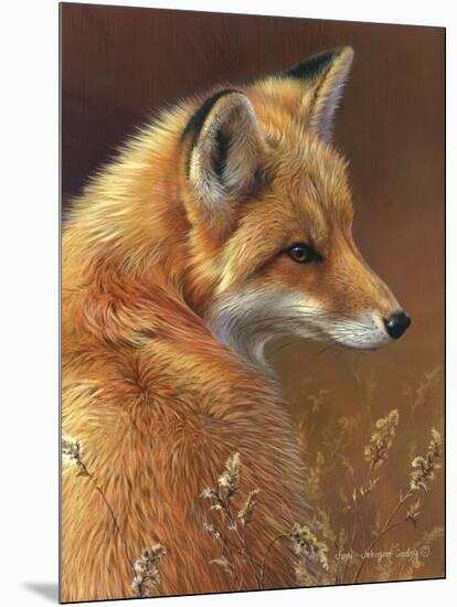 Curious - Red Fox-Joni Johnson-godsy-Mounted Art Print