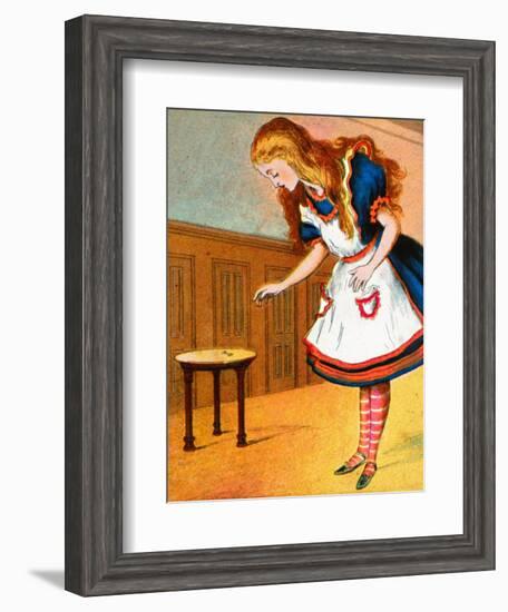 'Curiouser and curiouser, cried Alice', c1900-Unknown-Framed Giclee Print