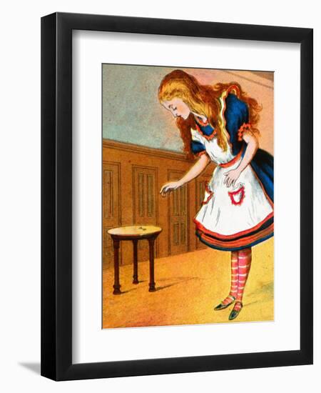 'Curiouser and curiouser, cried Alice', c1900-Unknown-Framed Giclee Print