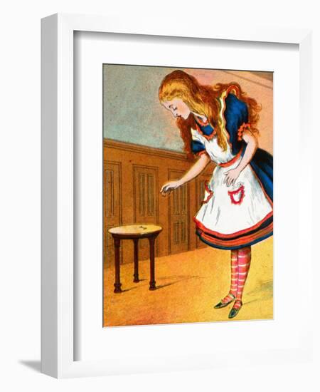 'Curiouser and curiouser, cried Alice', c1900-Unknown-Framed Giclee Print