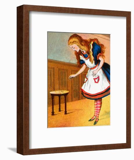 'Curiouser and curiouser, cried Alice', c1900-Unknown-Framed Giclee Print