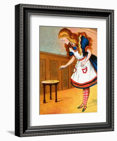 'Curiouser and curiouser, cried Alice', c1900-Unknown-Framed Giclee Print