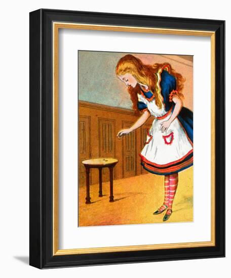 'Curiouser and curiouser, cried Alice', c1900-Unknown-Framed Giclee Print
